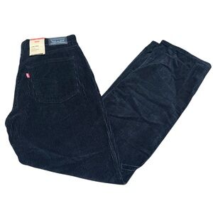 Levi Black Corduroy 28x30 Low Pro Jeans